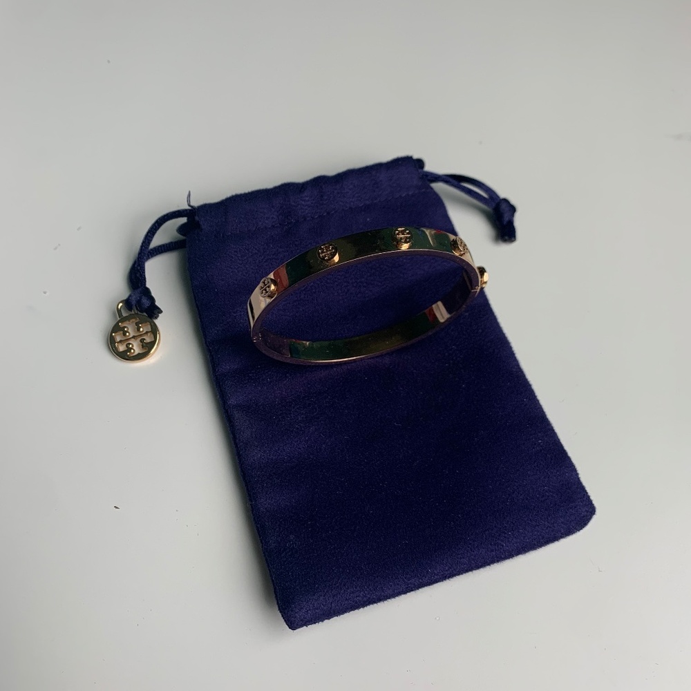 TORY BURCH ROSE GOLD CLASP - Picture 1 of 5